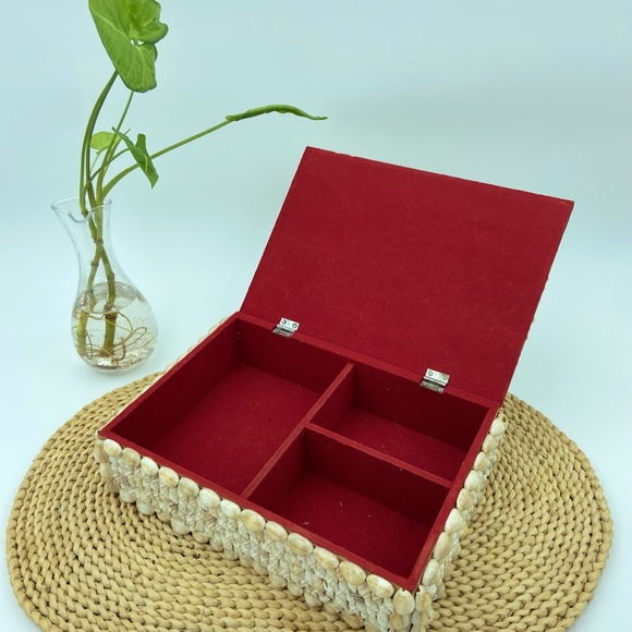 Handmade Sea Shell Jewelry Box - Picture 3 of 5